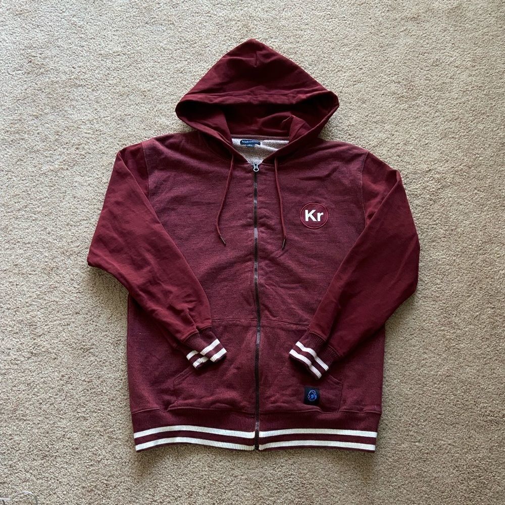 Kidrobot Red Zip Up Sweatshirt